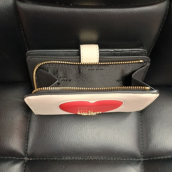 🆕KATE SPADE Madison Puffy Heart Medium Bifold Wallet - Picture 4 of 9